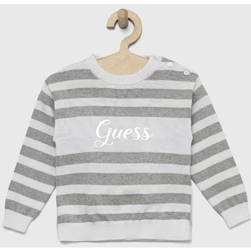 Guess Dječji džemper boja: srebrna, lagani