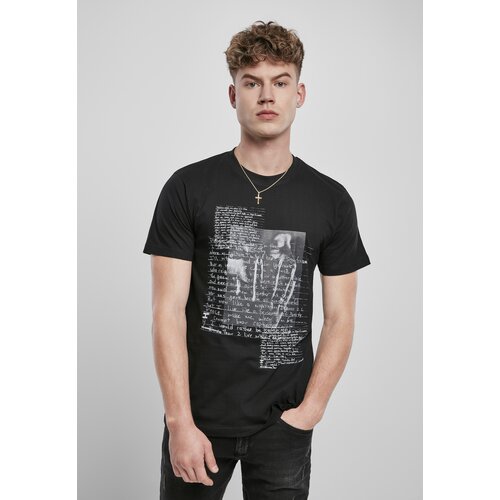 MT Men Black Tupac Lyrics T-Shirt Cene