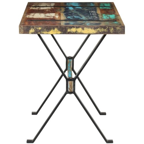  Blagovaonski stol 120 x 60 x 76 cm od masivnog obnovljenog drva Slike