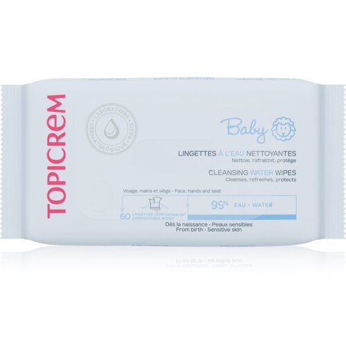 Topicrem BABY Cleansing Water Wipes vlažne maramice za djecu 60 kom Cijene
