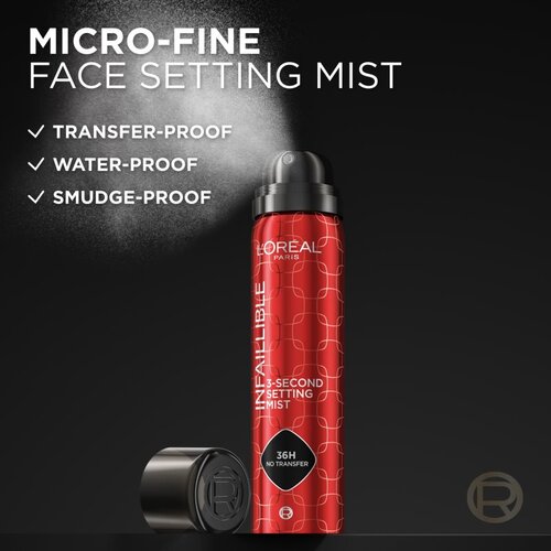 L´Oréal Paris Infaillible 3-Second Setting Mist fiksator za ličila 75 ml Cene