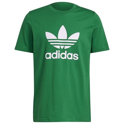 Adidas Majice s kratkimi rokavi Trefoil Tshirt Zelena Slike