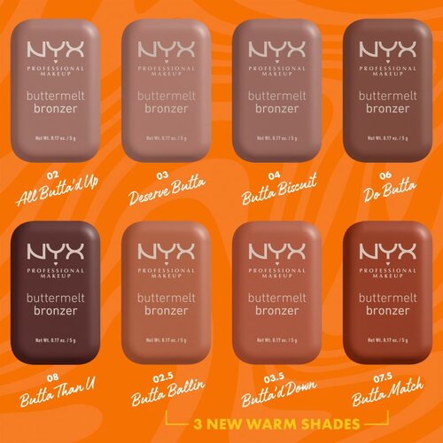 NYX Professional Makeup Buttermelt Bronzer kremasti bronzer nijansa 5 g Slike