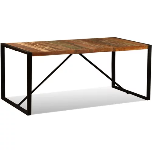  Jedilna miza iz trdnega predelanega lesa 180 cm