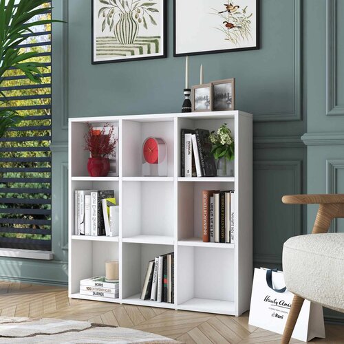Hanah home polica za knjige HC121, 90 cm, bela Cene