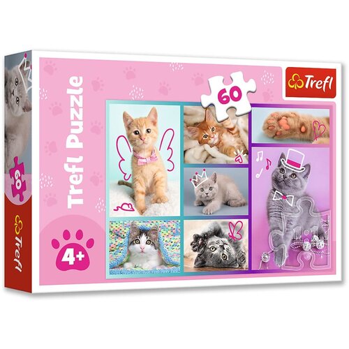 Trefl puzzle mace, 60 kom Slike