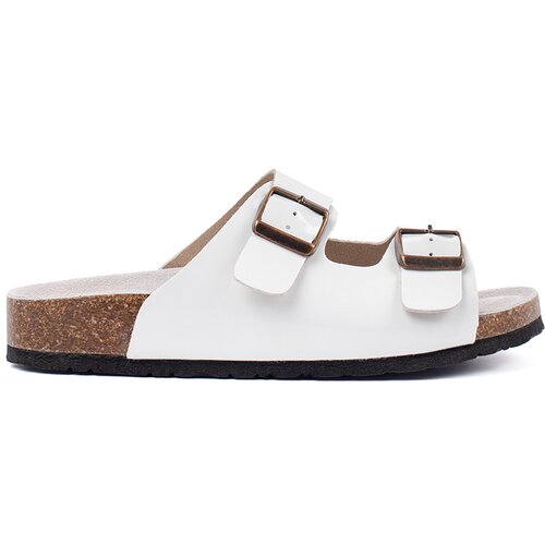 GOODIN White flat sandals Cene