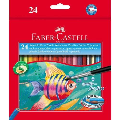  Barvice faber-castell akvarelne + čopič 1/24 FABER-CASTELL
