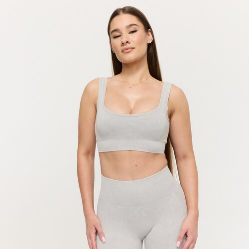 GymBeam Sportski grudnjak Lift Seamless Grey XS Slike