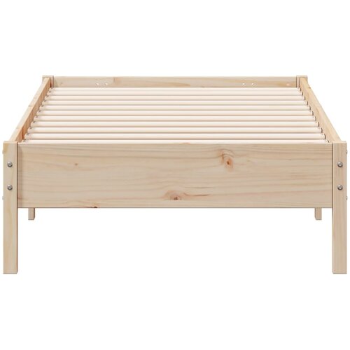  Okvir kreveta bez madraca 75 x 190 cm od masivne borovine Slike