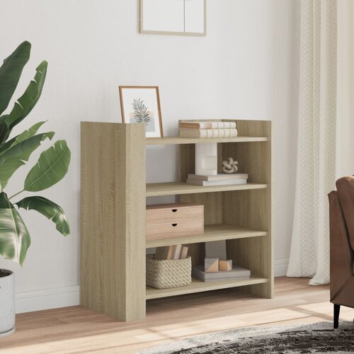 vidaXL Komoda sonoma hrast 73,5x35x75 cm inženirski les Cene