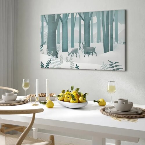  Slika - Fairy-Tale Forest (1 Part) Vertical - First Variant 90x60 Premium Print Slike