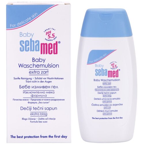 Sebamed baby gentle wash izjemno nežna čistilna emulzija za občutljivo otro&amp;scaron;ko kožo 200 ml za otroke Slike