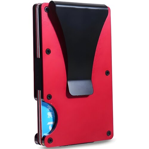 Metalna futrola za kartice - Crvena KP25406 Slike