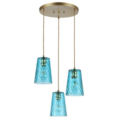 Rabalux azurine, visilica E27 3x40W, zlato Cene