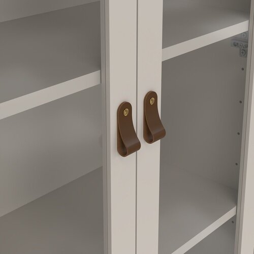 Tvilum sivo-bež vitrina 78x199x33 cm madrid &amp;ndash; Slike