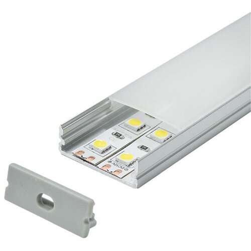 Mitea Lighting Aluminijumski profil za LED trake 10x30x2000mm sa difuzorom 2m MA619 Cene