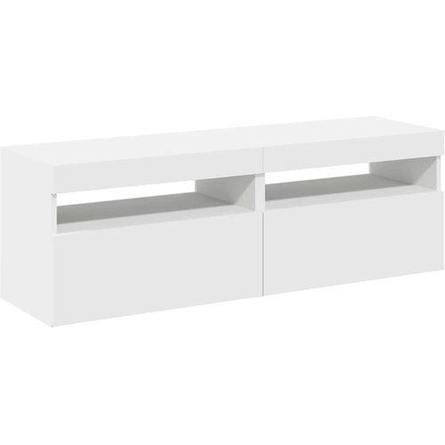  ormarići s LED svjetlima 2 kom bijeli 60 x 35 x 40 cm Slike