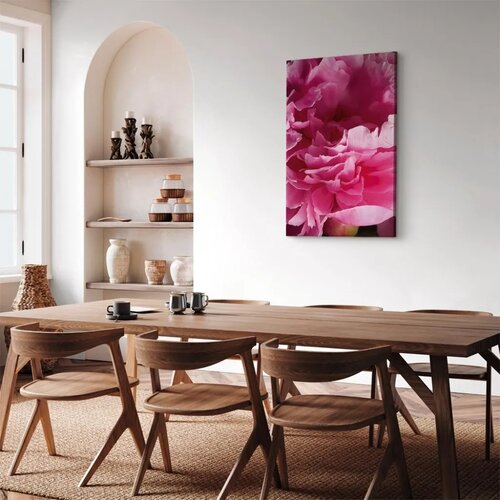 Slika - Blossom of Beauty (1-part) - Pink Peony Flower Embraced by Nature 80x120 Slike