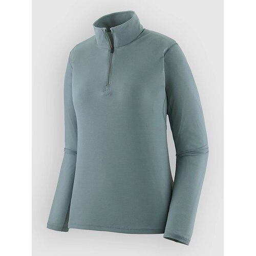 Patagonia Cap LW Zip Neck Base Layer Top blue sage Slike