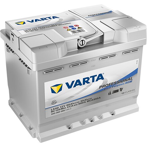  Baterija Varta Professional Dual Purpose AGM 840 060 068 Slike