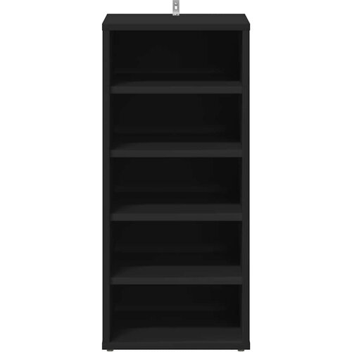  Ormarići za cipele 2 kom crni 31,5x35x70 cm konstruirano drvo Slike