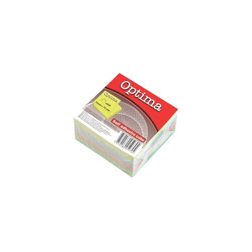 Optima Samoljepljivi listići u bloku (75 x 75), 4 boja, 400 listova Cene