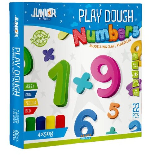 Play dough, masa za oblikovanje sa kalupima, miks, brojevi ( 130775 ) Cene