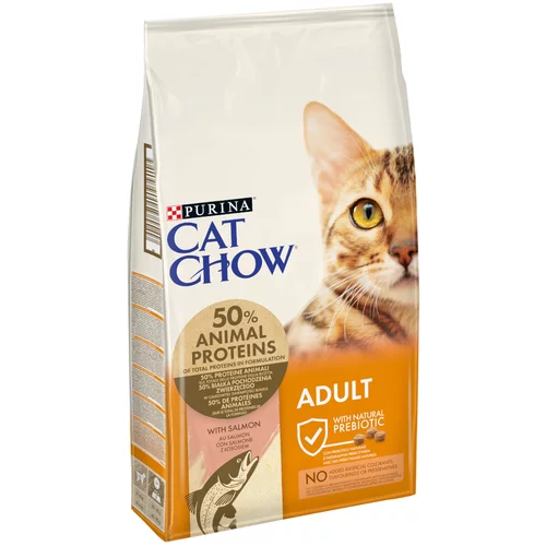 Cat Chow 13 kg + 2 kg gatis! Purina 15 kg - Adult losos