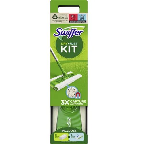 Swiffer Dry + Wet Kit za brisanje tal - 1 kos Slike