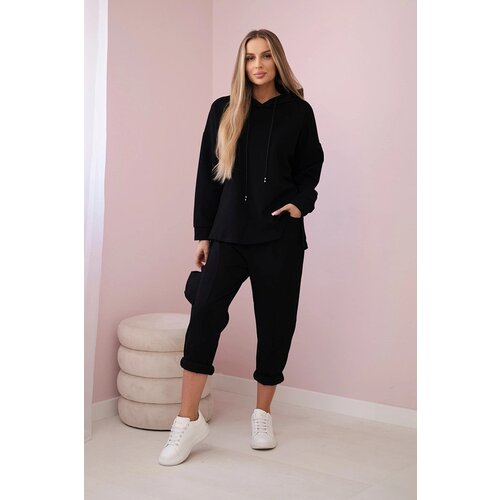 Kesi Set Punto Milano winter hoodie + pants black Cijene