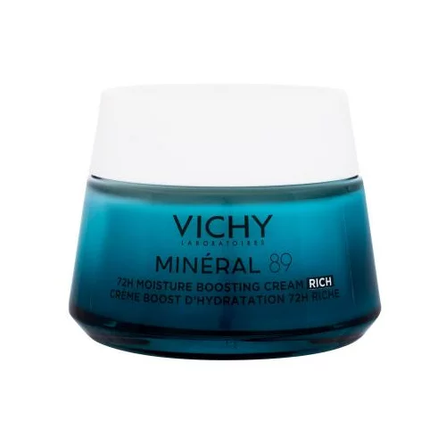 Vichy Minéral 89 72H Moisture Boosting Cream Rich dnevna krema za lice suha 50 ml za ženske