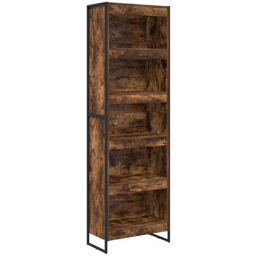 VidaXL Ormarić za knjige 2 pcs Dimni hrast 80 x 30 x 155 cm Slike