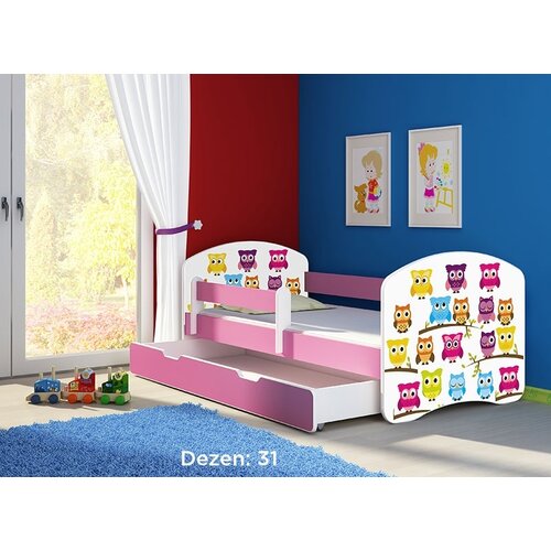 ACMA Krevet za decu Pink sa fiokom 180x80 2 31 Cene