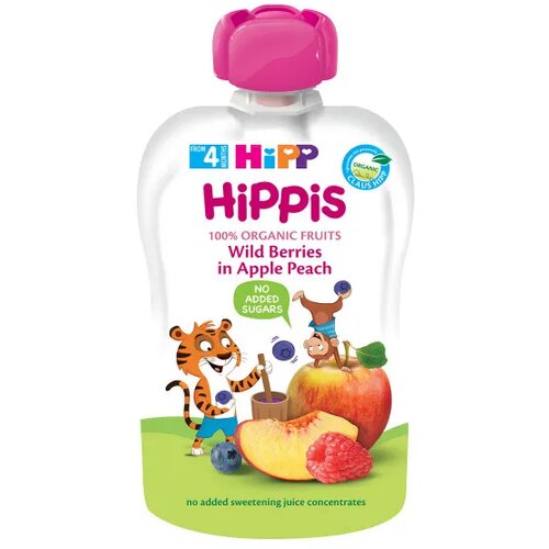 Hipp pouch šumsko voće, jabuka, breskva 100g Cijene