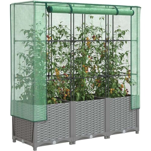  Povi&scaron;ena gredica s pokrovom za staklenik 120 x 40 x 138 cm Cijene