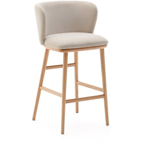 Kave Home Bež barska stolica (visine sjedala 65 cm) Ciselia &amp;ndash; Slike
