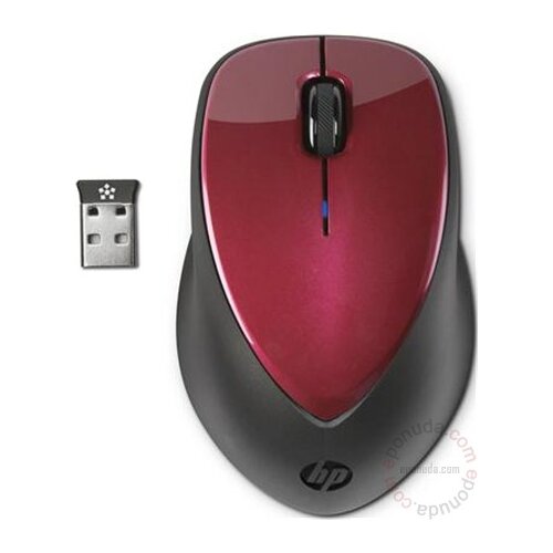 HP Wireless x4000 Rby Red H1D33AA miš Slike