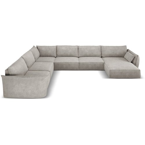 Mazzini Sofas Svijetlo siva kutna garnitura (lijevi kut) Vanda - Slike