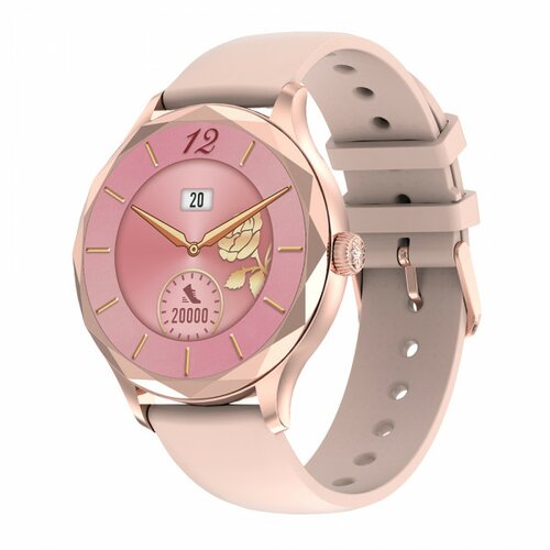  smart watch dt diamond zlatni (roze silikonska narukvica) Cene