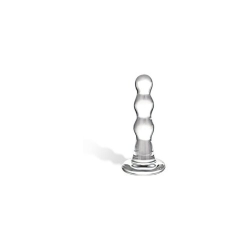 Gläs - analni dildo od valovitog stakla (proziran) Cijene