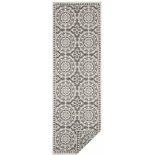 NORTHRUGS sivo-krem vanjski tepih Jardin, 80 x 250 cm