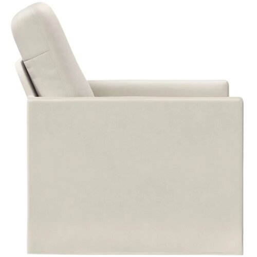  Fotelja Krem 70 x 81 x 82 cm Bar&amp;scaron;un - Krem 60 cm Slike