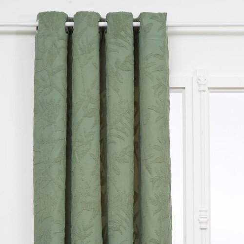 Atmosphera zavjesa blackout žakard Willow 135x260 cm poliester, svijetlo zelena Cijene