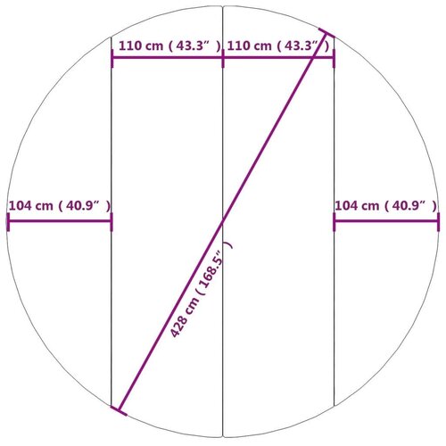 VidaXL Podloga za bazen svetlo siva &amp;Oslash;428 cm poliestrski geotekstil Slike
