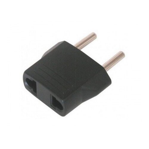 E-green Adapter Euro utikač - USA utičnica crna Slike