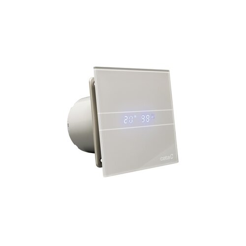 Cata 00900600 E-100 GSTH Silver kupatilski ventilator sa tajmerom i prikazom vlažnosti vazduha i temperature OUTLET Cene