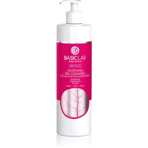 BasicLab Dermocosmetics Micellis pomirjevalni čistilni gel za občutljivo in pordelo kožo 300 ml Cene