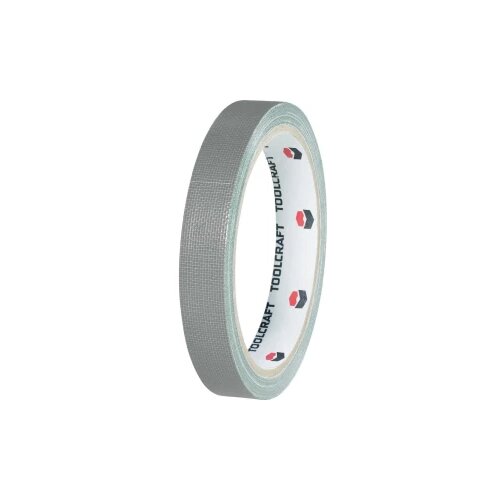  Jednostrana ljepilna traka od tkanine Toolcraft HEB38L10AC, (Dx &amp;Scaron;) 10 m x 38 mm, siva Slike