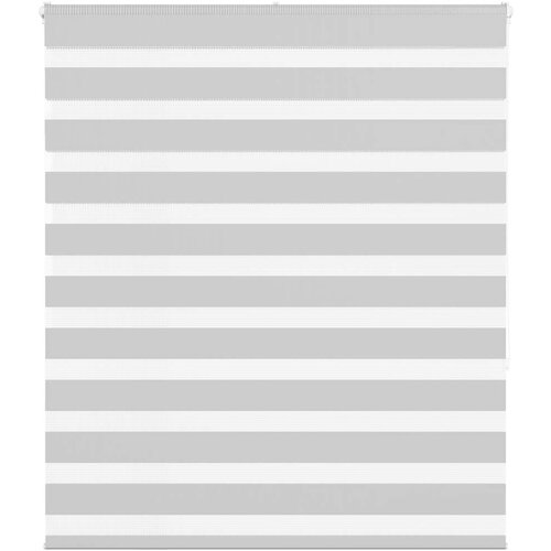 vidaXL Zebra senčilo svetlo sivo 135x150 cm tkanina širina 130,9 cm Cene